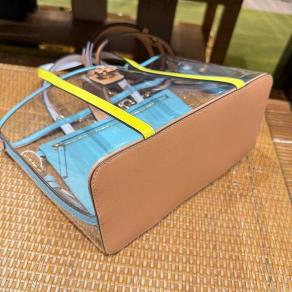 TORY BURCH BLAKE CLEAR SMALL TOTE 156485 - Picture 3 of 14